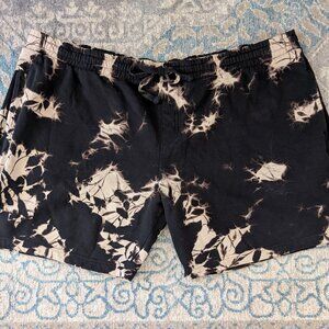 NO BOUNDARIES Jogger Sweat Shorts Mens 3XL Abstract Casual Drawstring Waist